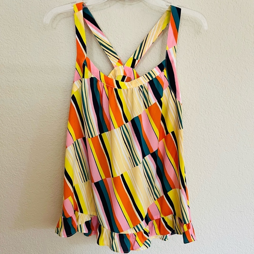 Cabi multi colored Skip Halter top